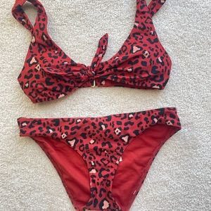 Hollister printed bikini